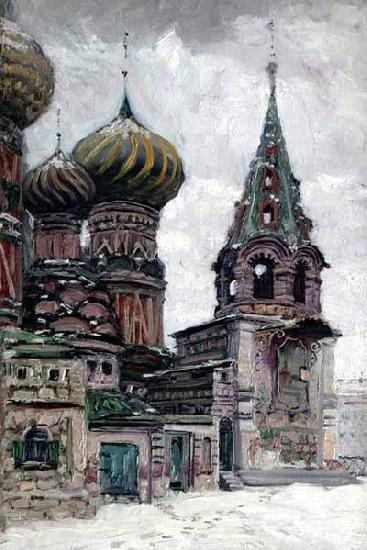 Nikolay Nikanorovich Dubovskoy St. Basil's Cathedral France oil painting art